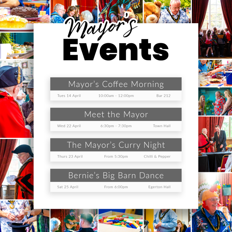 Title Image - Mayor's Upcoming Events April 2026